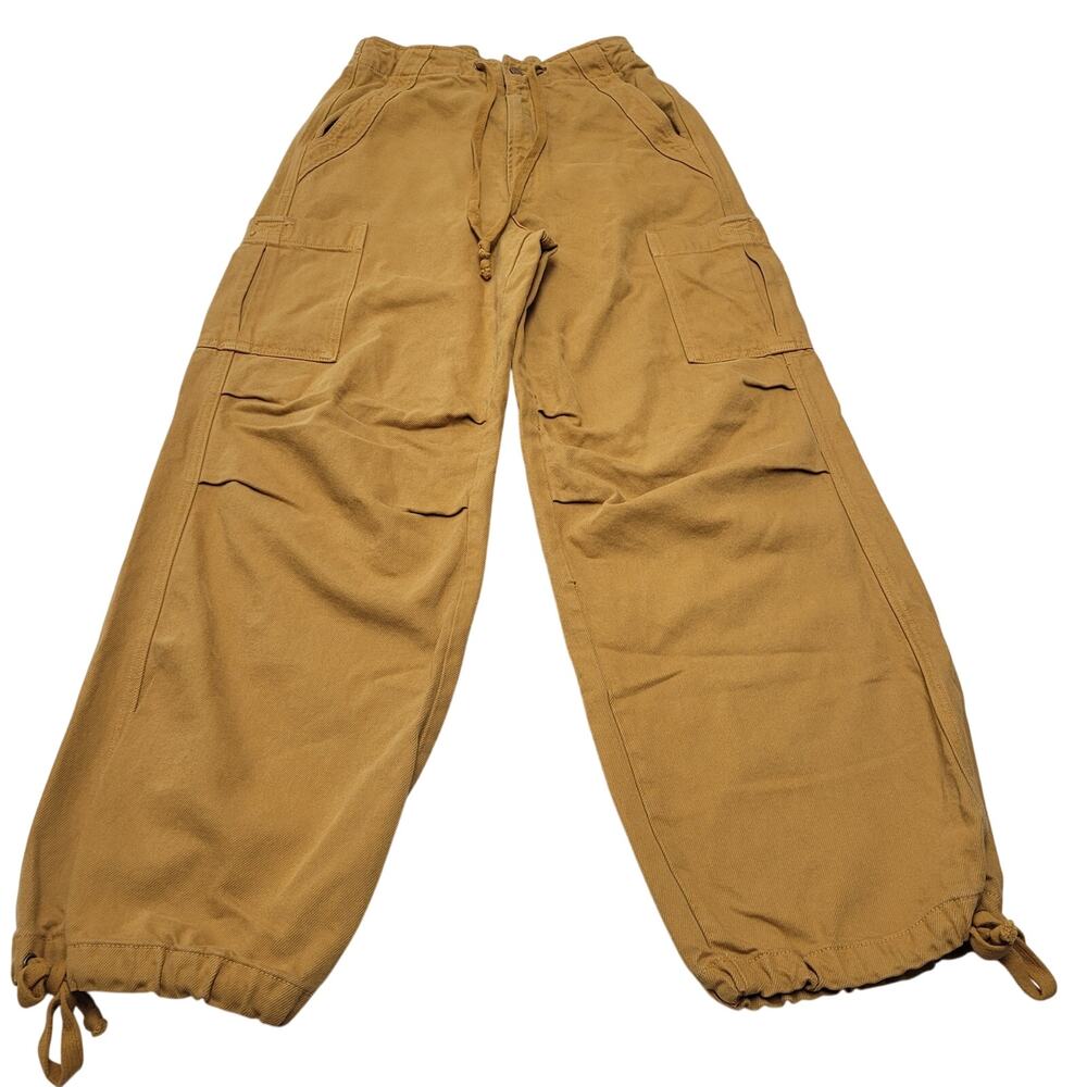 Mother Snacks the munchie nerdy pants oversized joggers mustard yellow